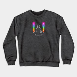 Chakra Buddha (Light) Crewneck Sweatshirt